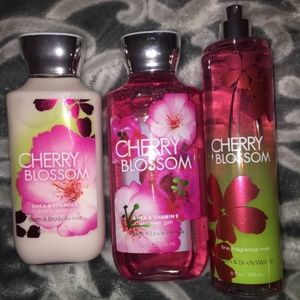 Bath & Body Works Cherry Blossom Set